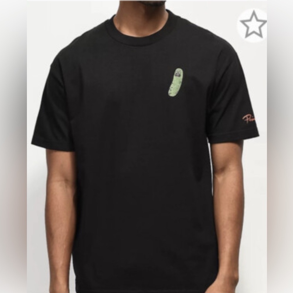 Primitive Rick and Morty Pickle Rick  Black Tee Shirt‎